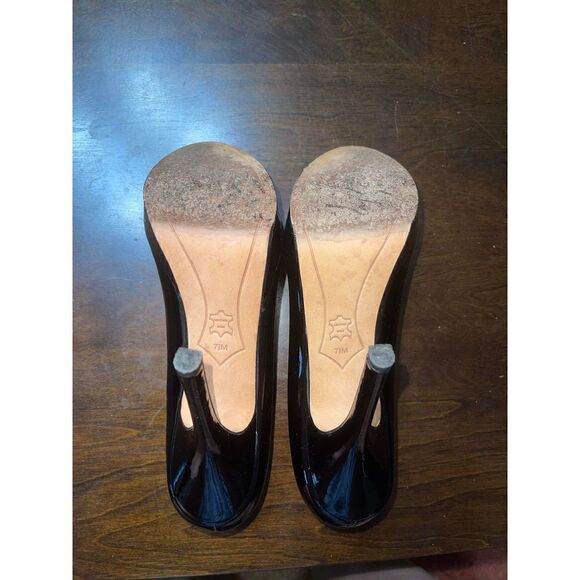 David Joan black patent leather heels 8.5 - Picture 5 of 9